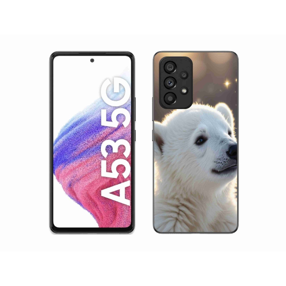 Gél védőhuzat mmCase Samsung Galaxy A53 készülékhez - jegesmedve