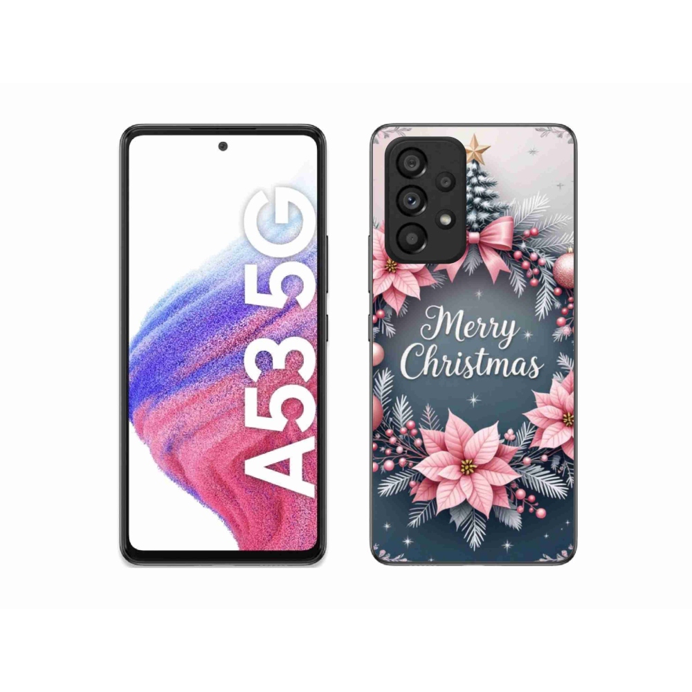 Gél borító mmCase Samsung Galaxy A53 - boldog karácsonyt