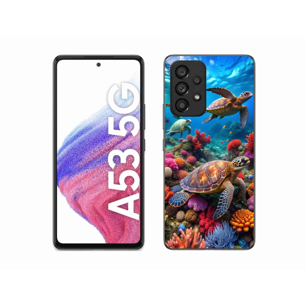 Gél borítás mmCase Samsung Galaxy A53 készülékhez - Sea World 2