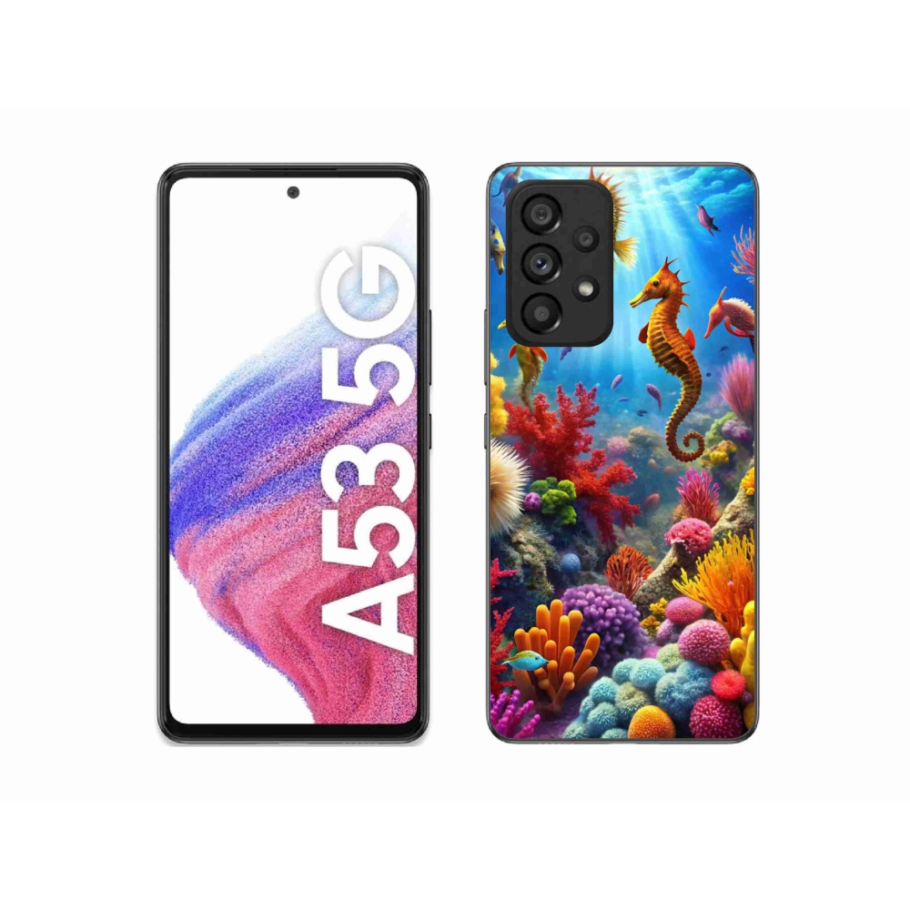 Gél borítás mmCase Samsung Galaxy A53 készülékhez - Sea World 3