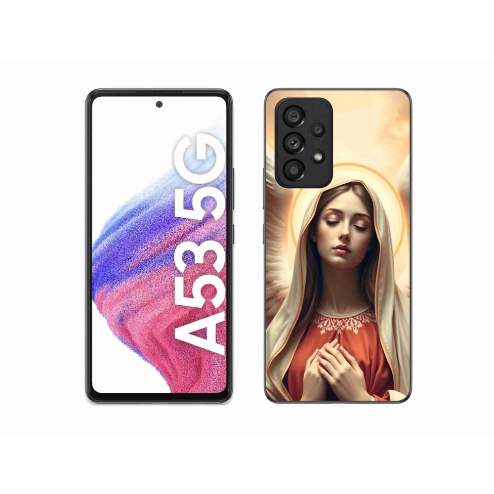 Zselés borítás mmCase Samsung Galaxy A53 készülékhez - vallási motívumok