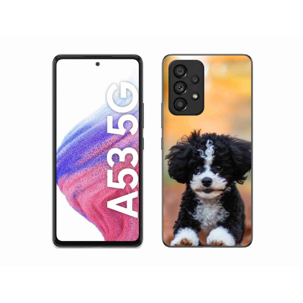 Gél borítás mmCase Samsung Galaxy A53 - aranyos kiskutya 2