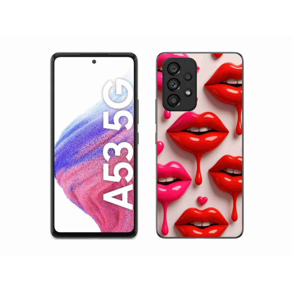 Gél borítás mmCase Samsung Galaxy A53 - ajkak 2