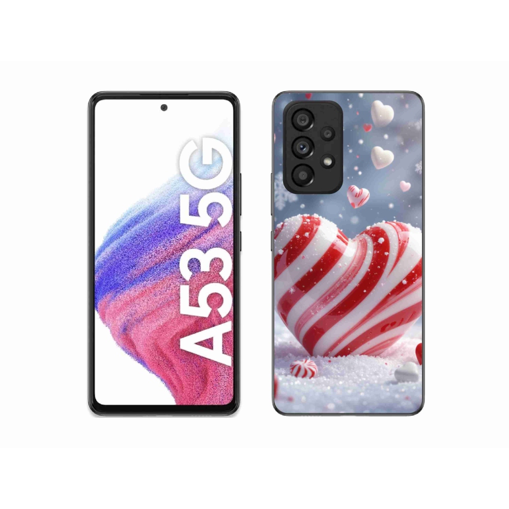 Gél borítás mmCase Samsung Galaxy A53 készülékhez - édes szívecske