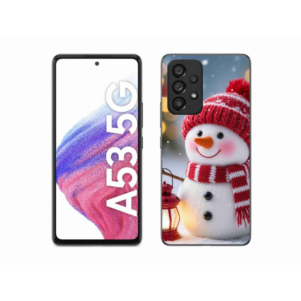 Gél borítás mmCase Samsung Galaxy A53 - hóember 2