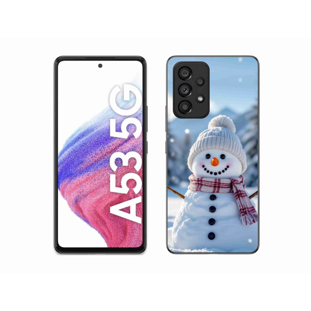 Gél borítás mmCase Samsung Galaxy A53 - hóember 3