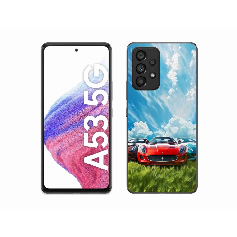 Gél borítás mmCase Samsung Galaxy A53 - sportkocsikhoz