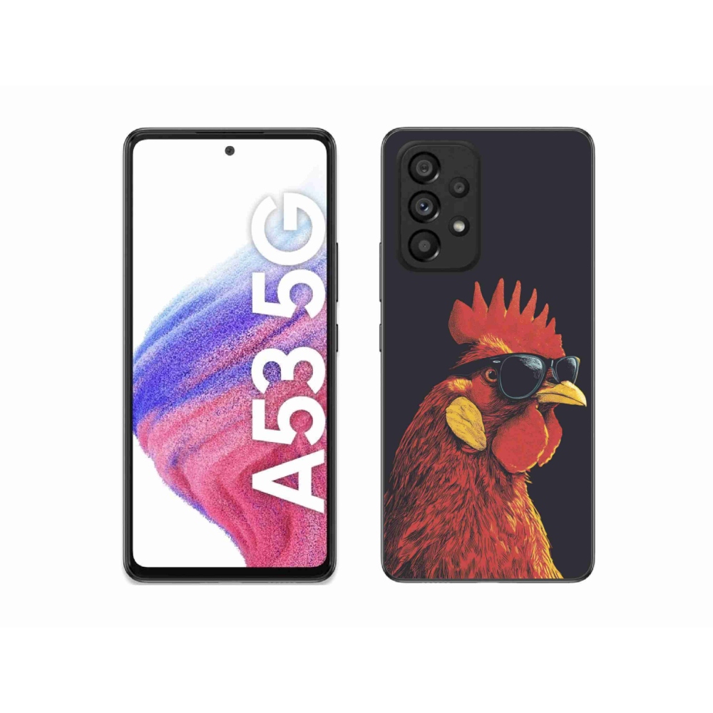 Gél védőhuzat mmCase Samsung Galaxy A53 készülékhez - stílusos kakas
