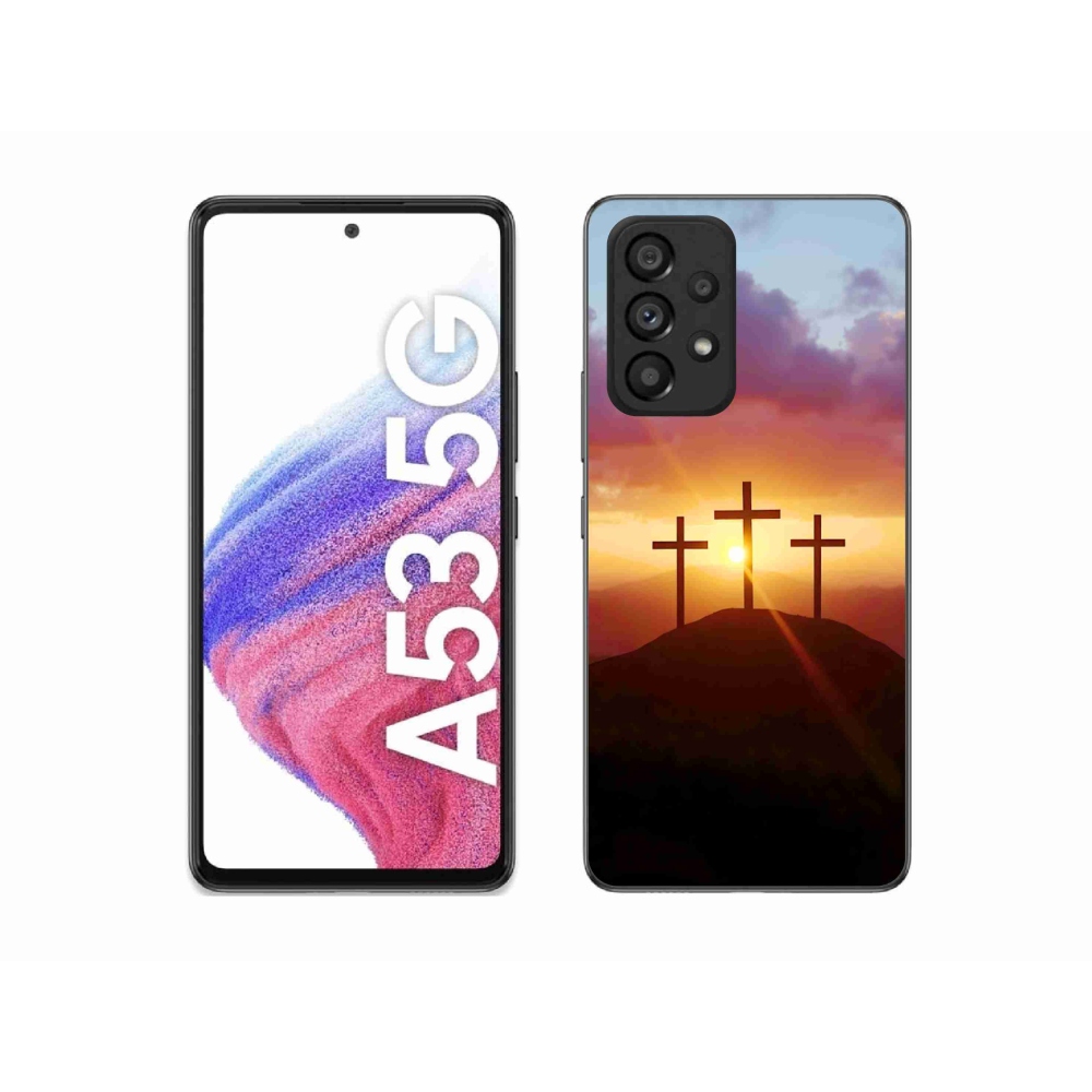 Gél borítás mmCase Samsung Galaxy A53 - három kereszt