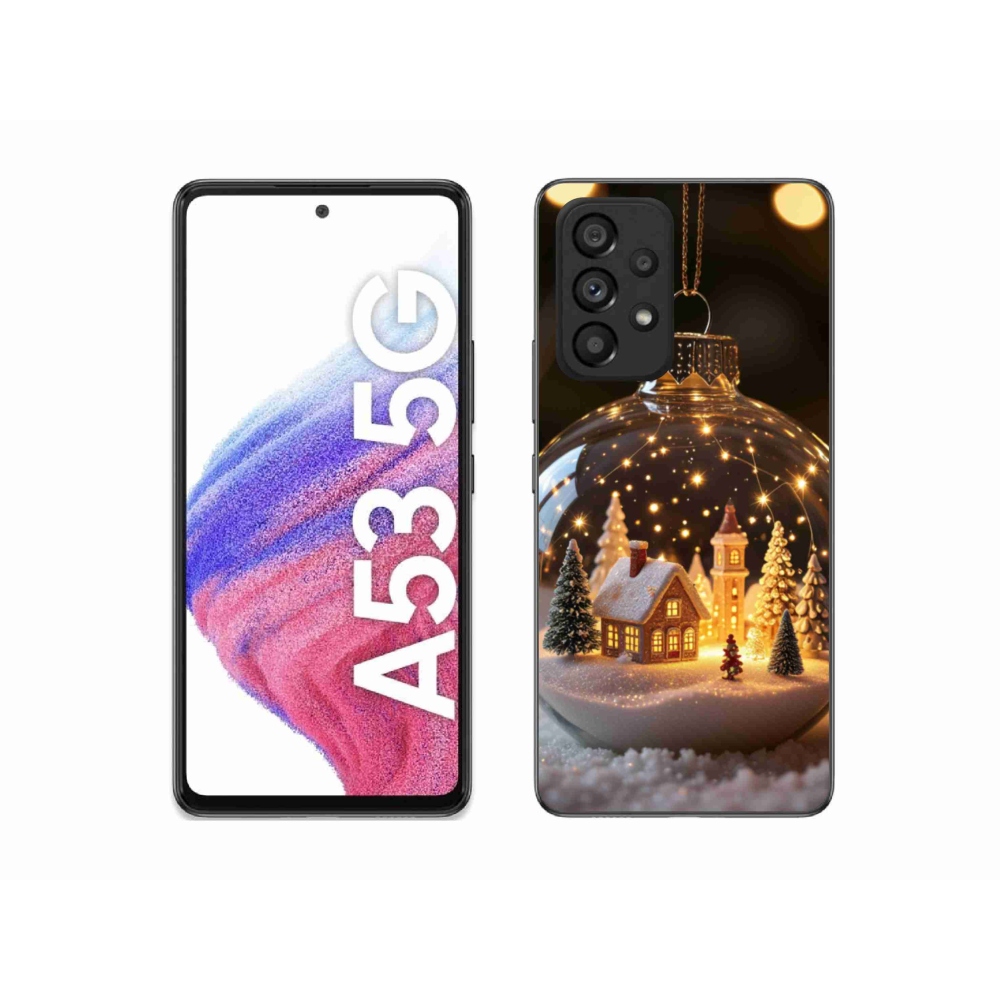 Gél borító mmCase Samsung Galaxy A53 - Karácsonyi gömbök 3