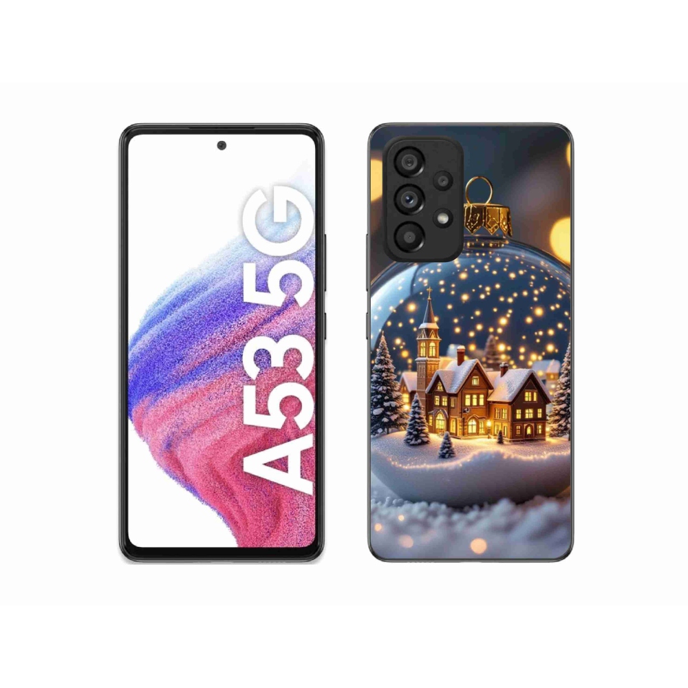 Gél borító mmCase Samsung Galaxy A53 - Karácsonyi gömbök 4