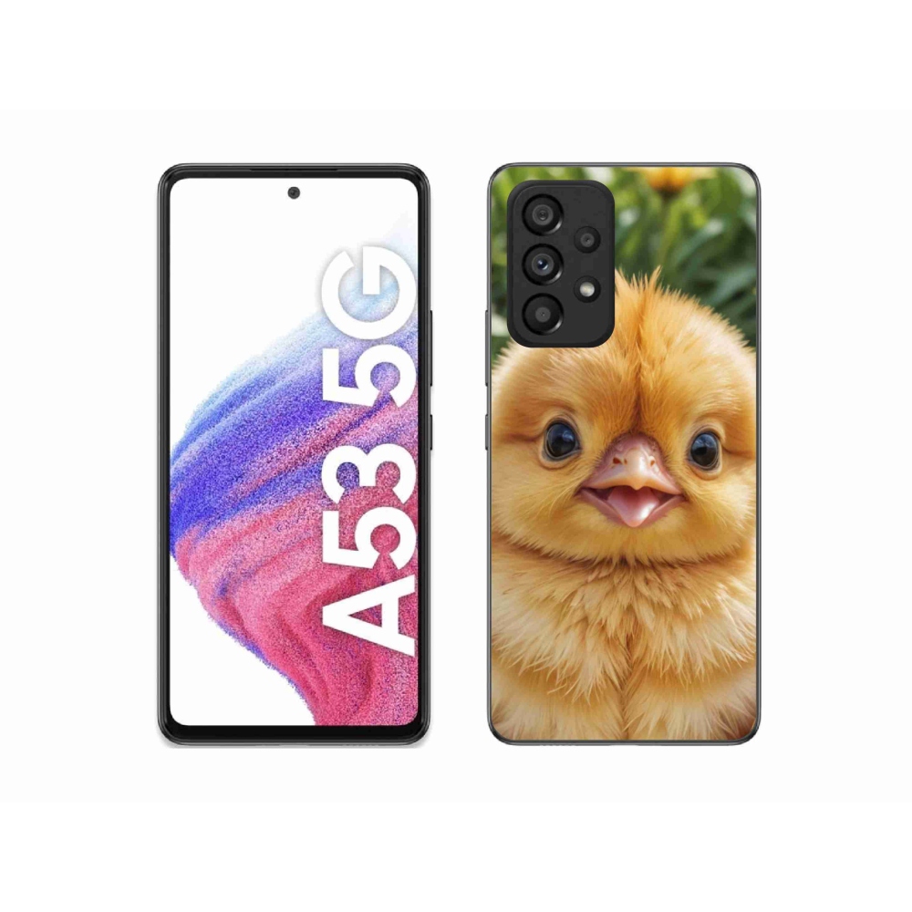 Gél borító mmCase Samsung Galaxy A53 - boldog csaj - Samsung Galaxy A53 - boldog csaj