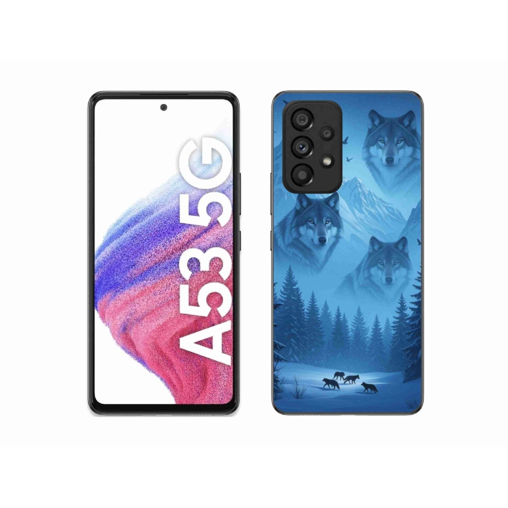 Gél védőhuzat mmCase Samsung Galaxy A53 - farkas csomag