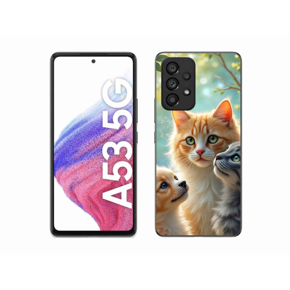 Gél borítás mmCase Samsung Galaxy A53 - állatbarátság 2