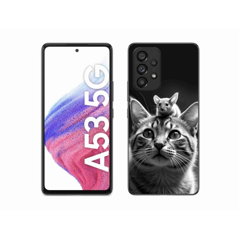 Gél borítás mmCase Samsung Galaxy A53 - állatbarátság 2