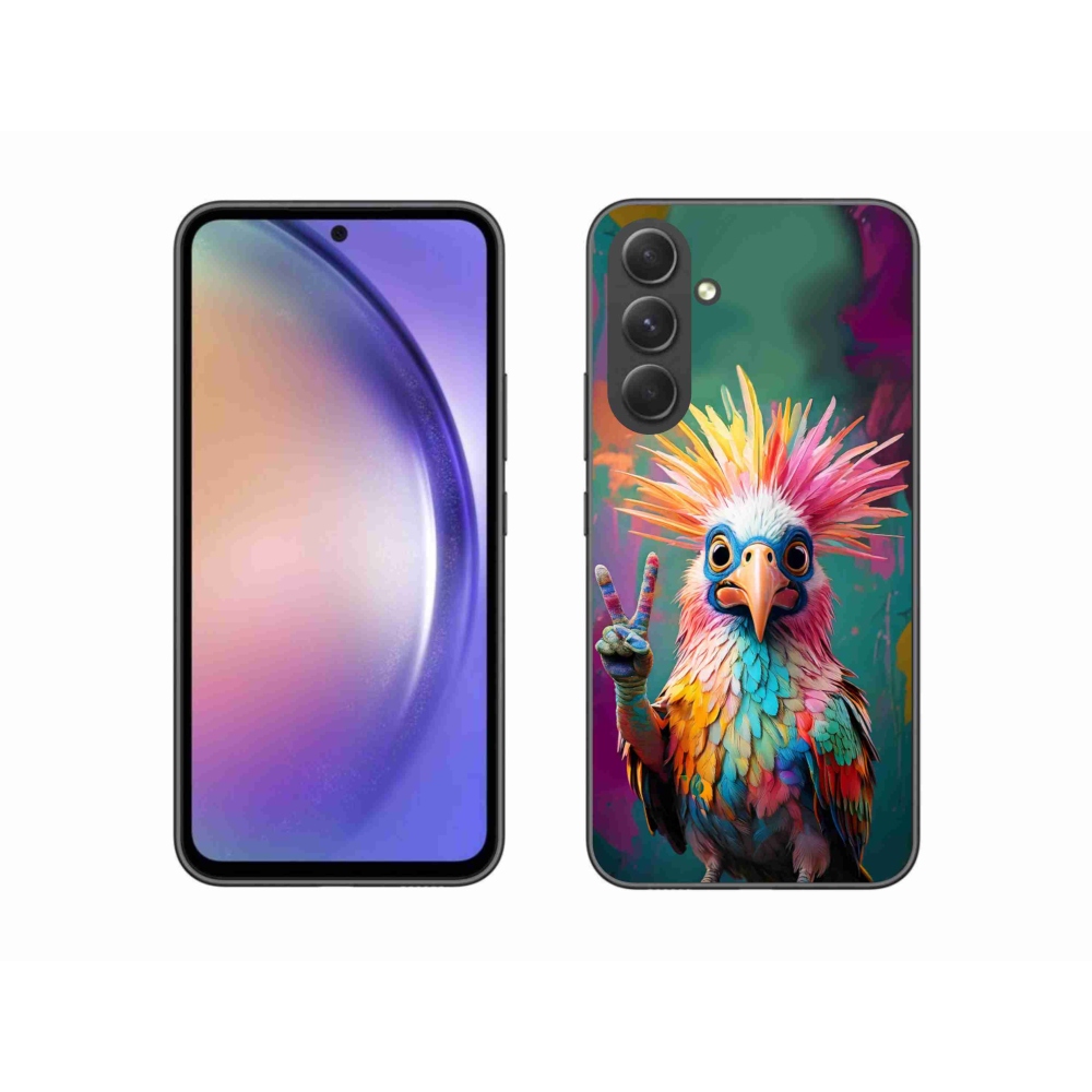 Zselés borítás mmCase Samsung Galaxy A54 5G - színes lázadó