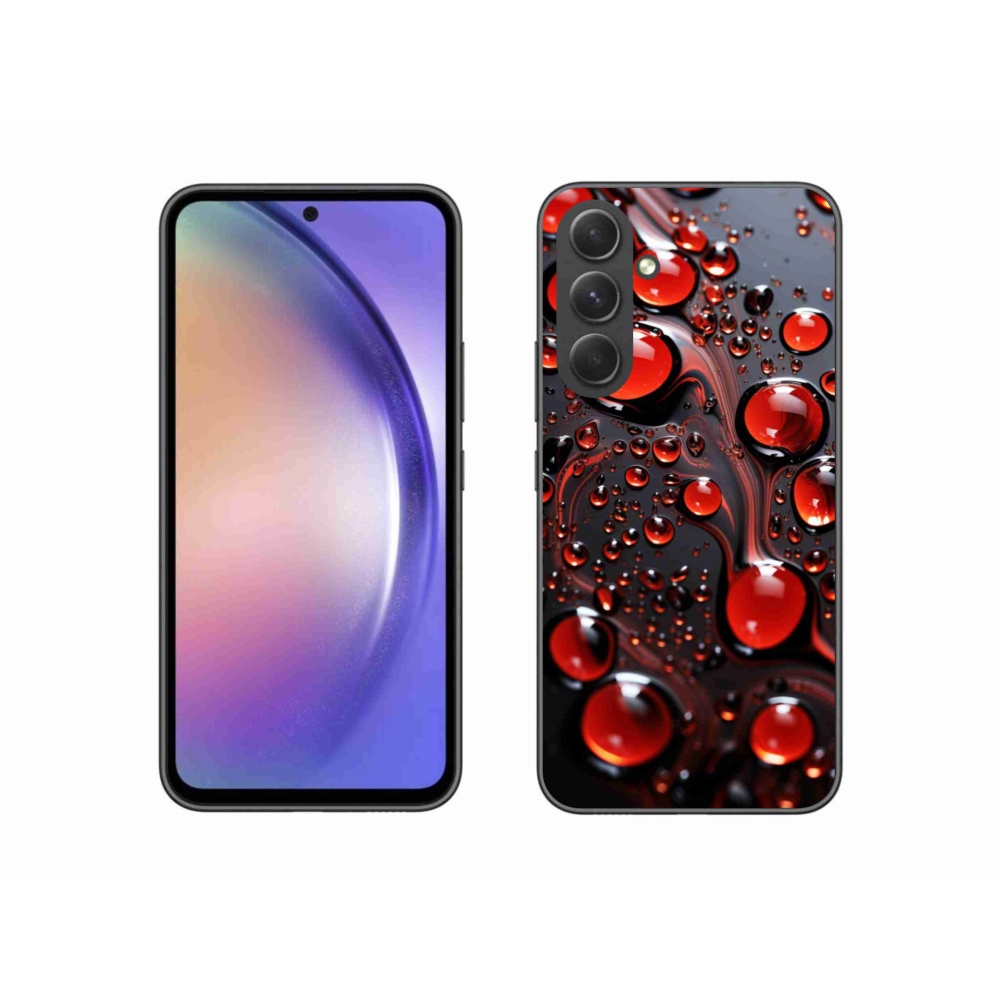 Gél védőhuzat mmCase Samsung Galaxy A54 5G - piros csepp 2
