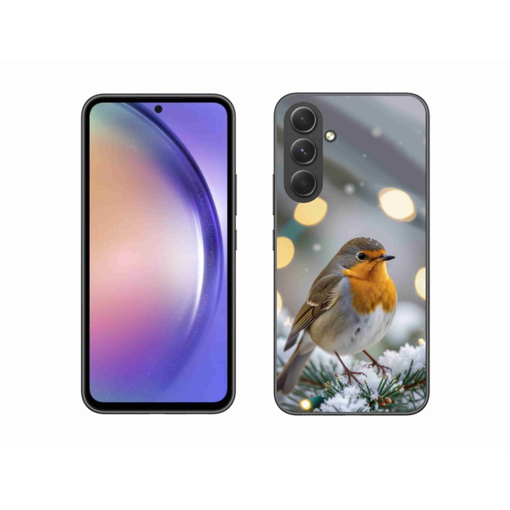 Gél borítás mmCase Samsung Galaxy A54 5G - téli pír