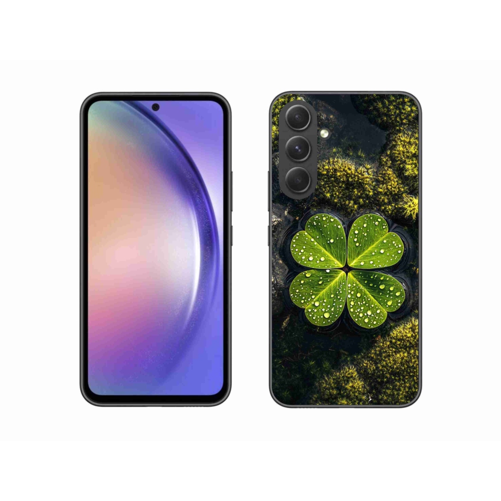 Gél borítás mmCase Samsung Galaxy A54 5G - négylevelű lóhere