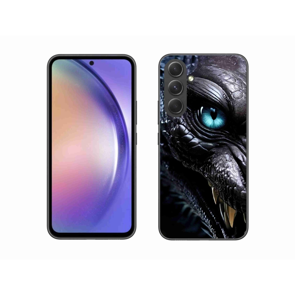 Zselés borítás mmCase Samsung Galaxy A54 5G - sárkány nézet