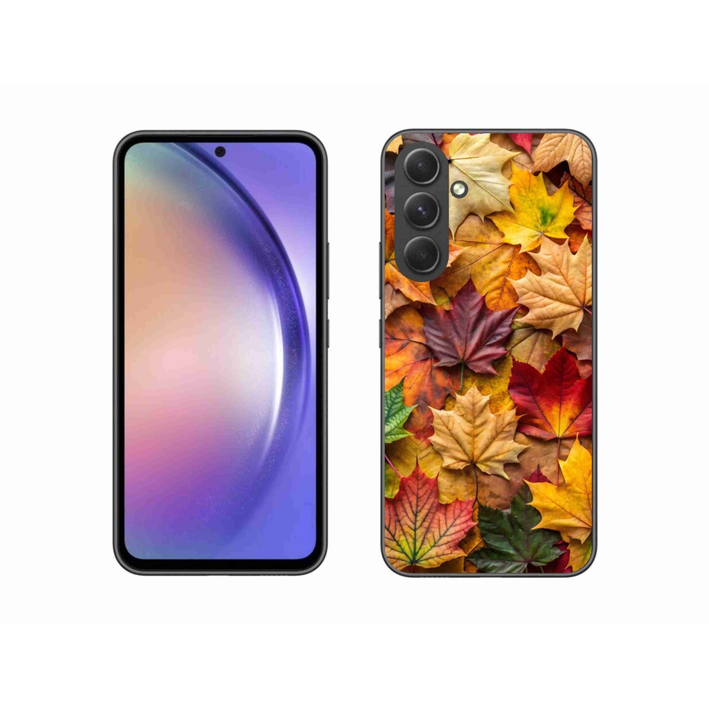 Zselés borítás mmCase Samsung Galaxy A54 5G - juharlevelek 2