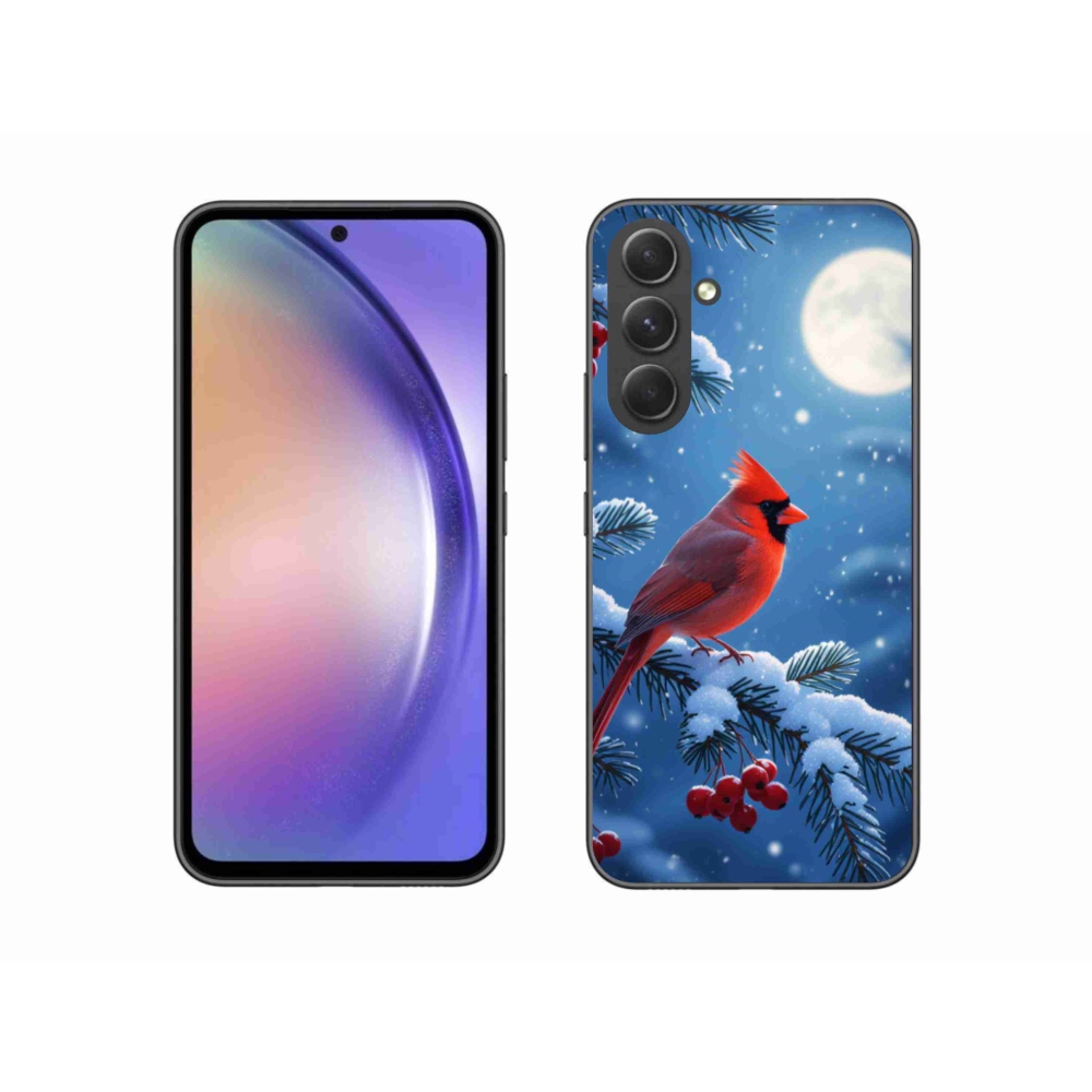 Gél védőhuzat mmCase Samsung Galaxy A54 5G - bíborvörös