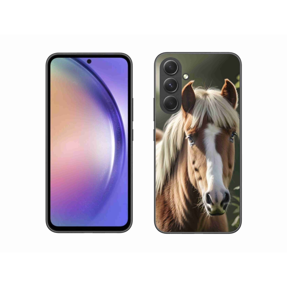 Zselés borítás mmCase Samsung Galaxy A54 5G - ló könnyű sörénnyel