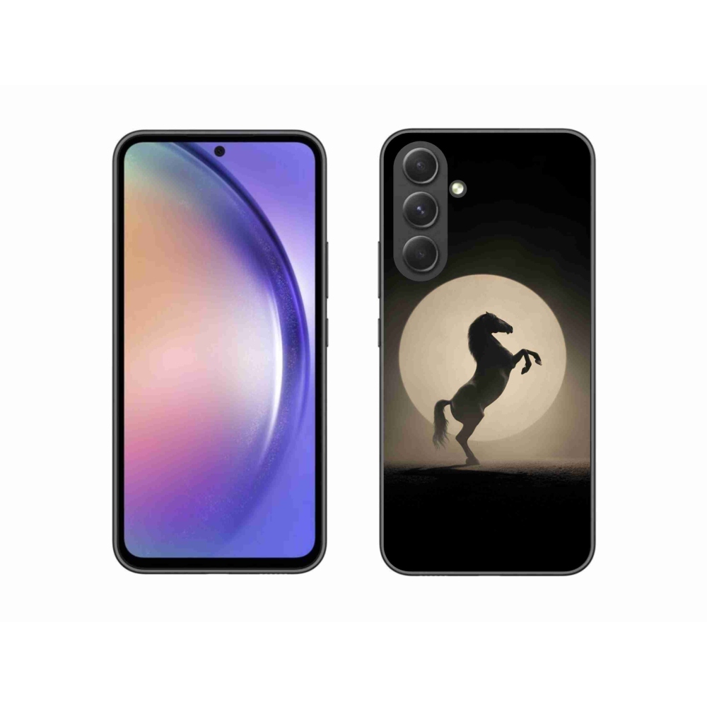 Zselés borítás mmCase Samsung Galaxy A54 5G - ló sziluettje