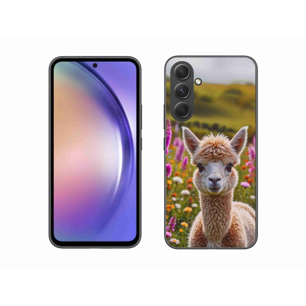 Zselés borítás mmCase Samsung Galaxy A54 5G - láma a réten
