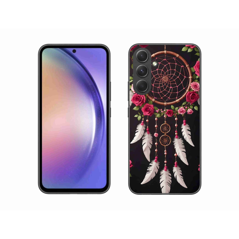 Gél borítás mmCase Samsung Galaxy A54 5G - álomfogó rózsákkal