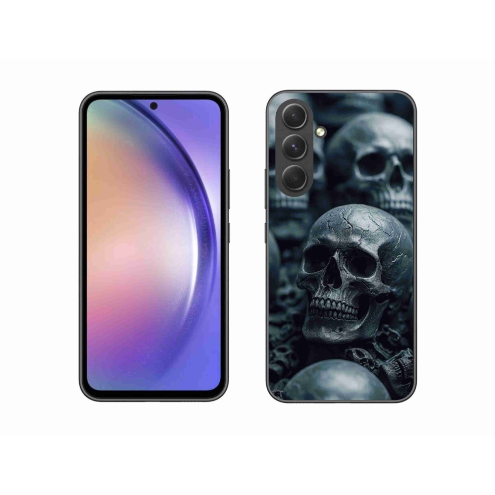 Gél védőburkolat mmCase Samsung Galaxy A54 5G - koponya 2