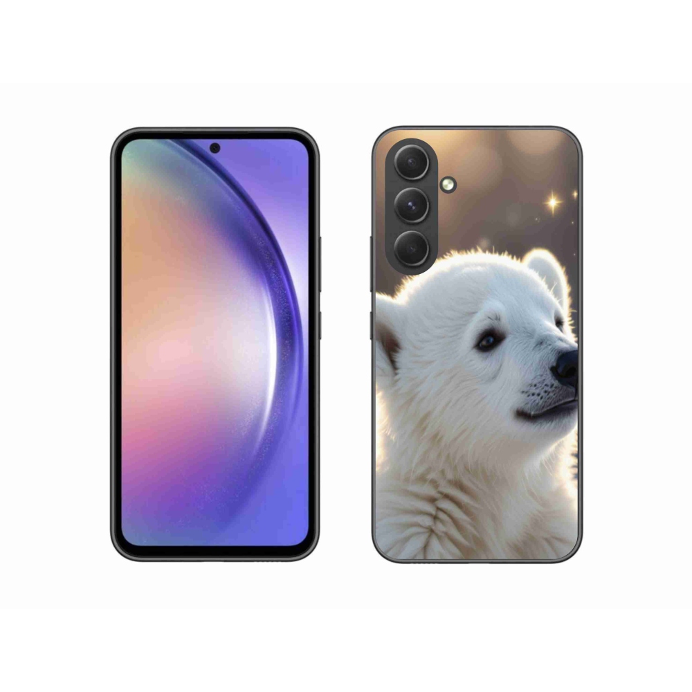 Gél védőhuzat mmCase Samsung Galaxy A54 5G - jegesmedve