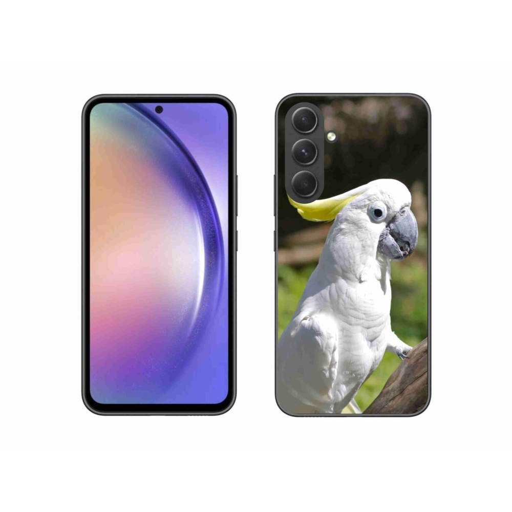 Zselés borítás mmCase Samsung Galaxy A54 5G - papagáj kakadu 2