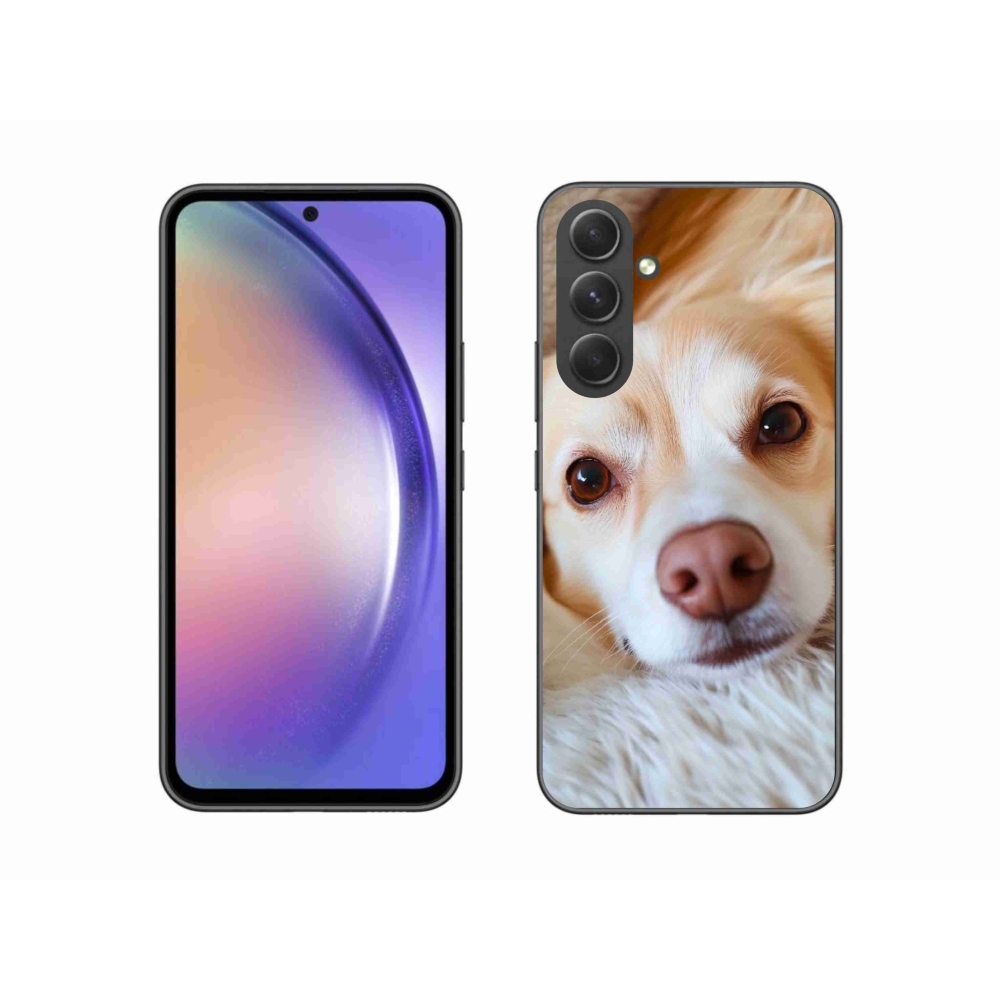 Gél védőhuzat mmCase Samsung Galaxy A54 5G - Aranyos csivava