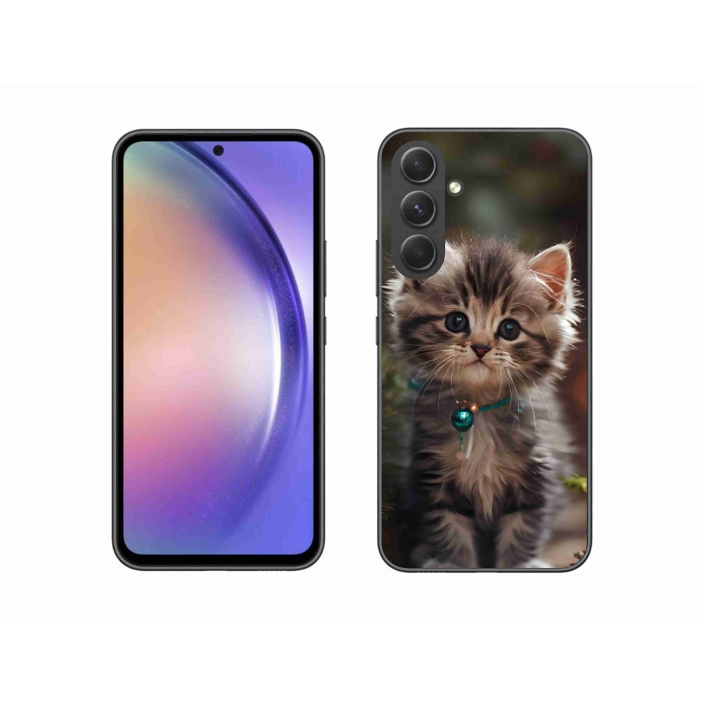 Gél borító mmCase Samsung Galaxy A54 5G - aranyos cica 11