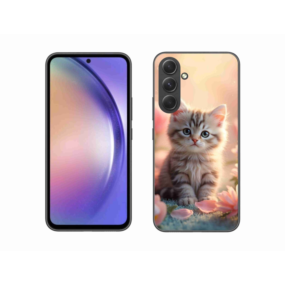 Gél borító mmCase Samsung Galaxy A54 5G - aranyos cica 8