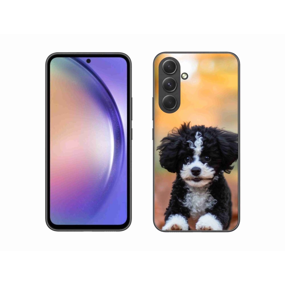 Gél borítás mmCase Samsung Galaxy A54 5G - aranyos kiskutya 2