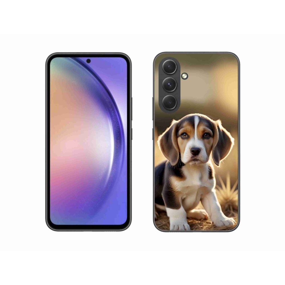 Gél borító mmCase Samsung Galaxy A54 5G - aranyos beagle - Samsung Galaxy A54 5G számára