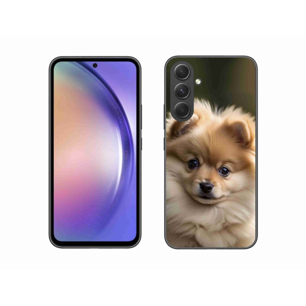 Gél borítás mmCase Samsung Galaxy A54 5G - aranyos pomerániai 2