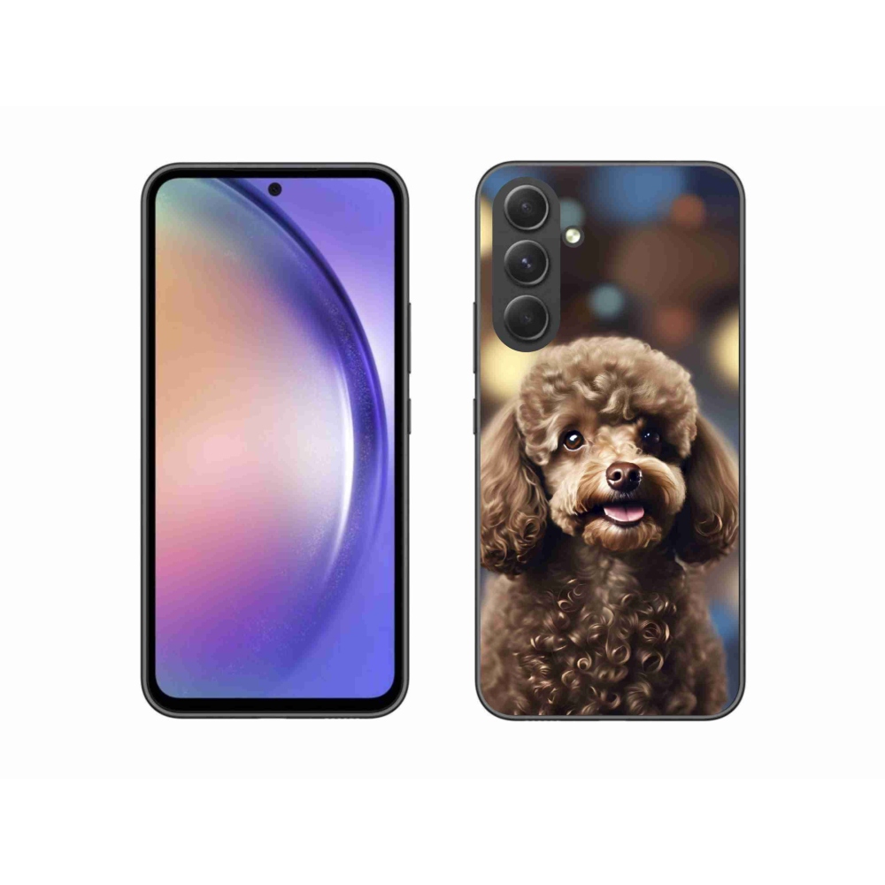 Gél borítás mmCase Samsung Galaxy A54 5G - aranyos uszkár