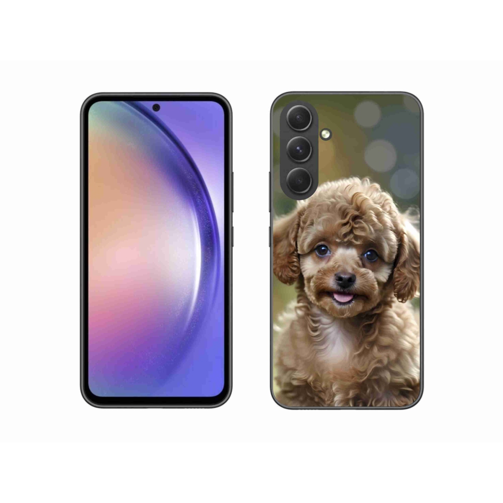 Gél borítás mmCase Samsung Galaxy A54 5G - aranyos uszkár