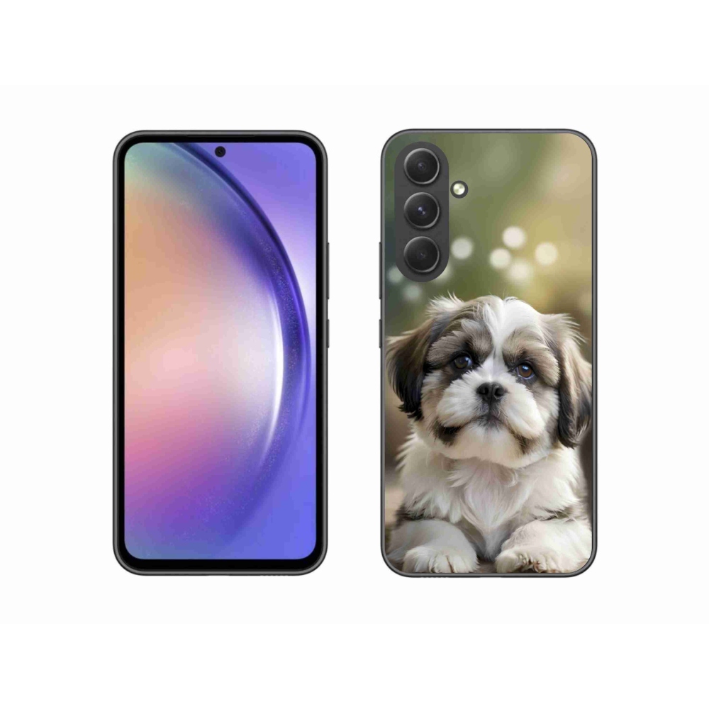Gél borítás mmCase Samsung Galaxy A54 5G - aranyos shih-tzu