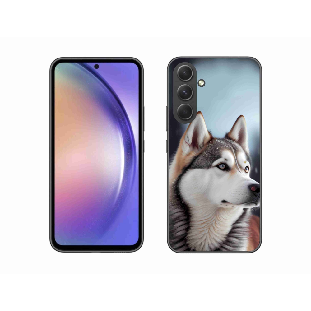 Gél borítás mmCase Samsung Galaxy A54 5G - Szibériai husky