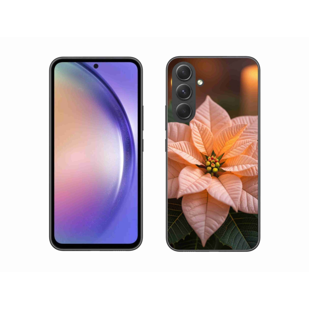 Gél borítás mmCase Samsung Galaxy A54 5G - mikulásvirág