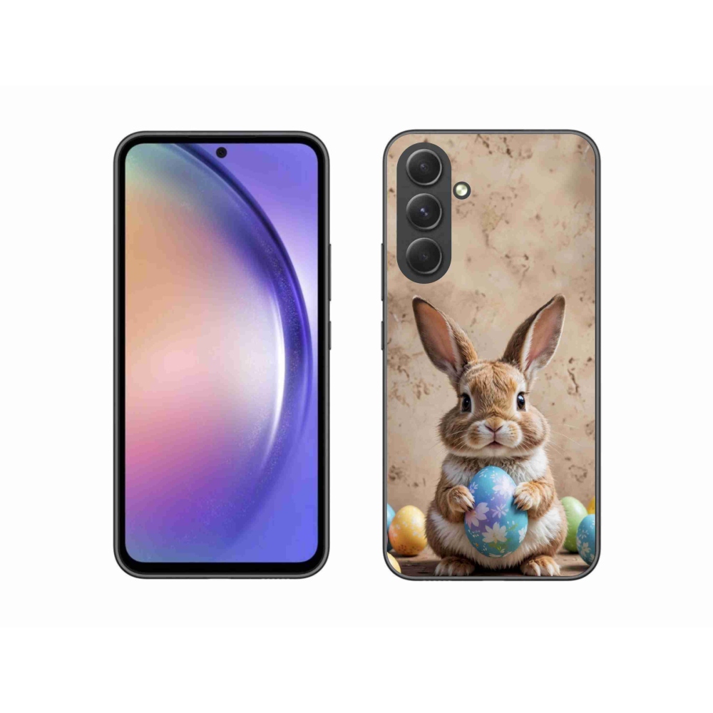 Zselés borítás mmCase Samsung Galaxy A54 5G - Húsvéti nyuszi