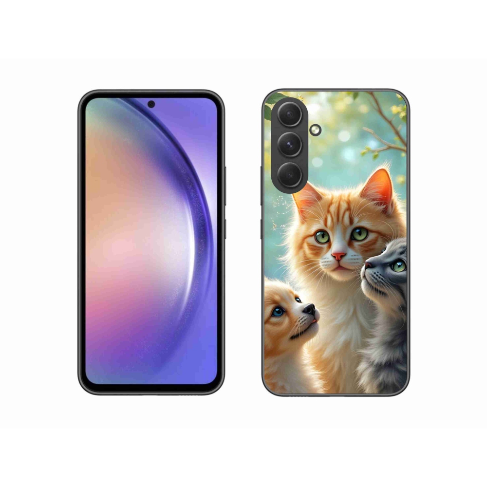 Gél borítás mmCase Samsung Galaxy A54 5G - állatbarátság 2