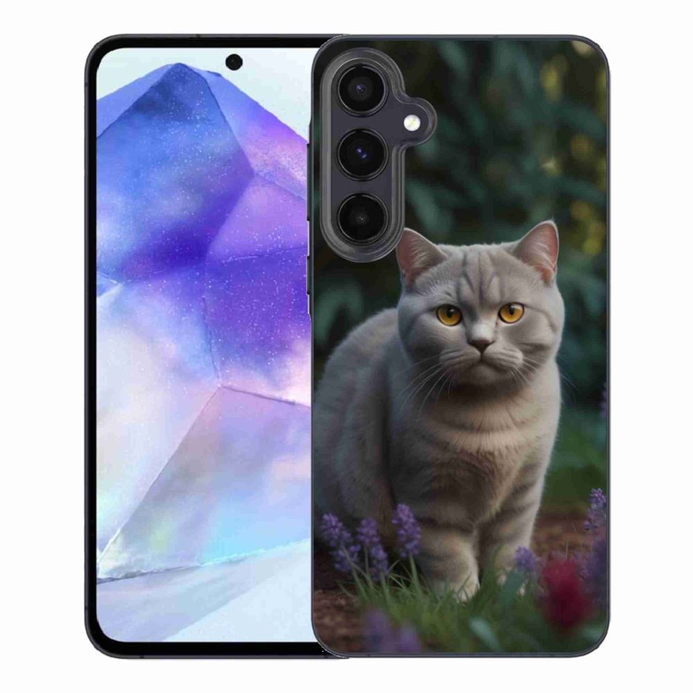 Zselés borítás mmCase Samsung Galaxy A55 5G - brit macska