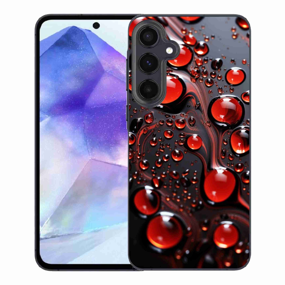 Zselés borítás mmCase Samsung Galaxy A55 5G - piros csepp 2