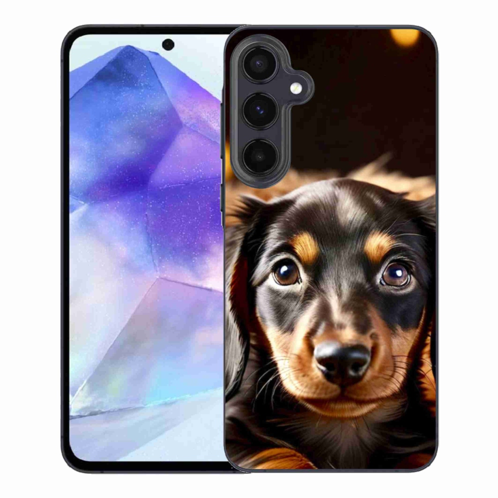 Zselés borítás mmCase Samsung Galaxy A55 5G - tacskóhoz