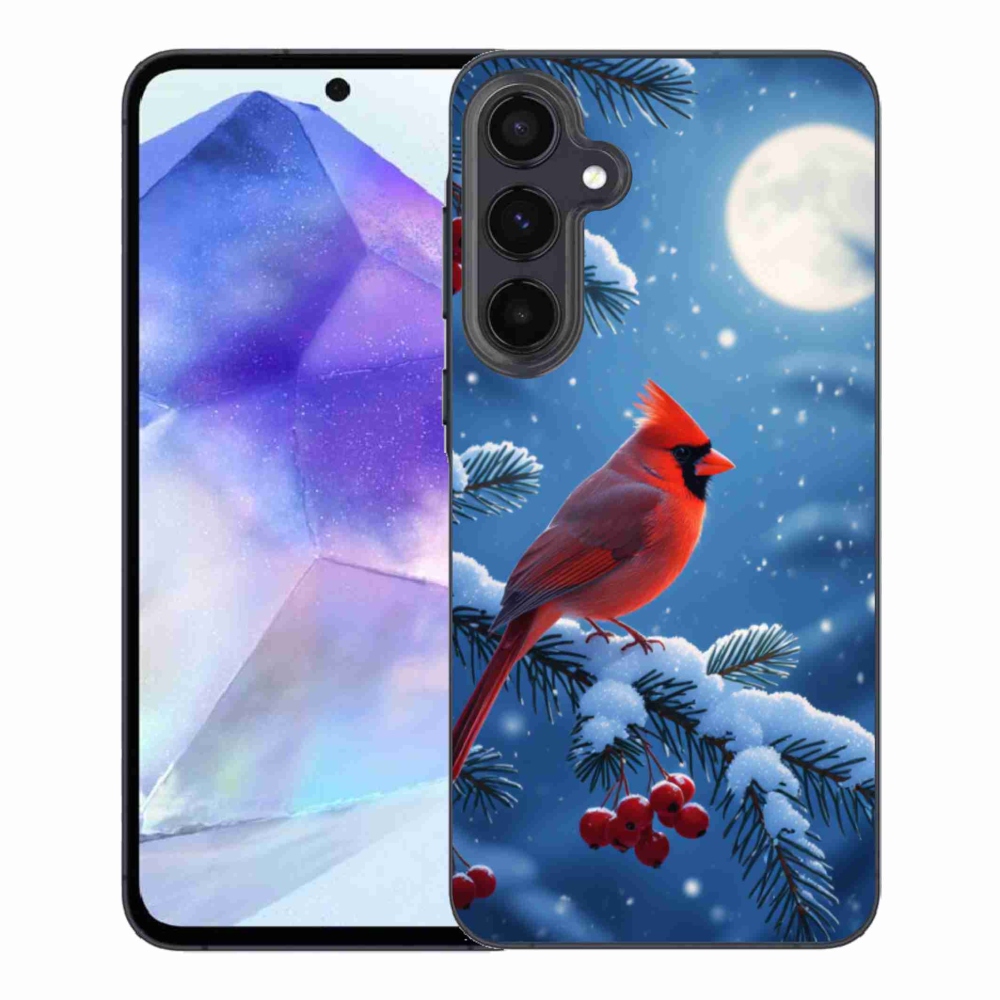 Gél védőhuzat mmCase Samsung Galaxy A55 5G - bíborvörös